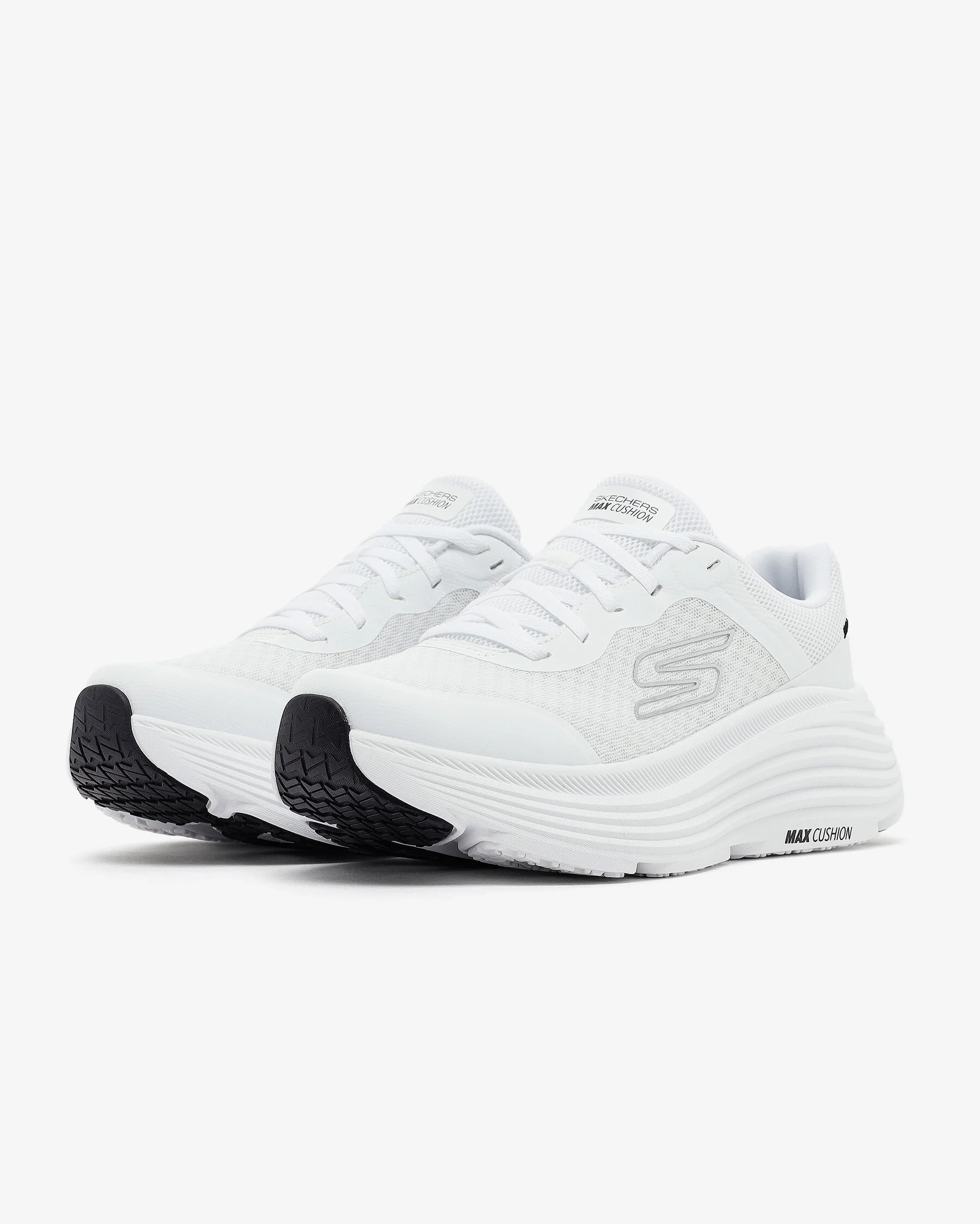 SKECHERS MAX CUSHIONING ENDEAVOUR - WHITE BLACK