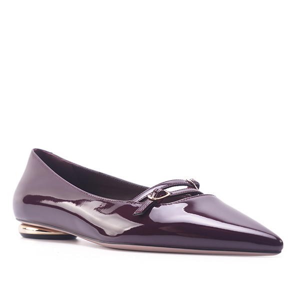 NINE WEST LEANNA 5PR - BURGUNDY