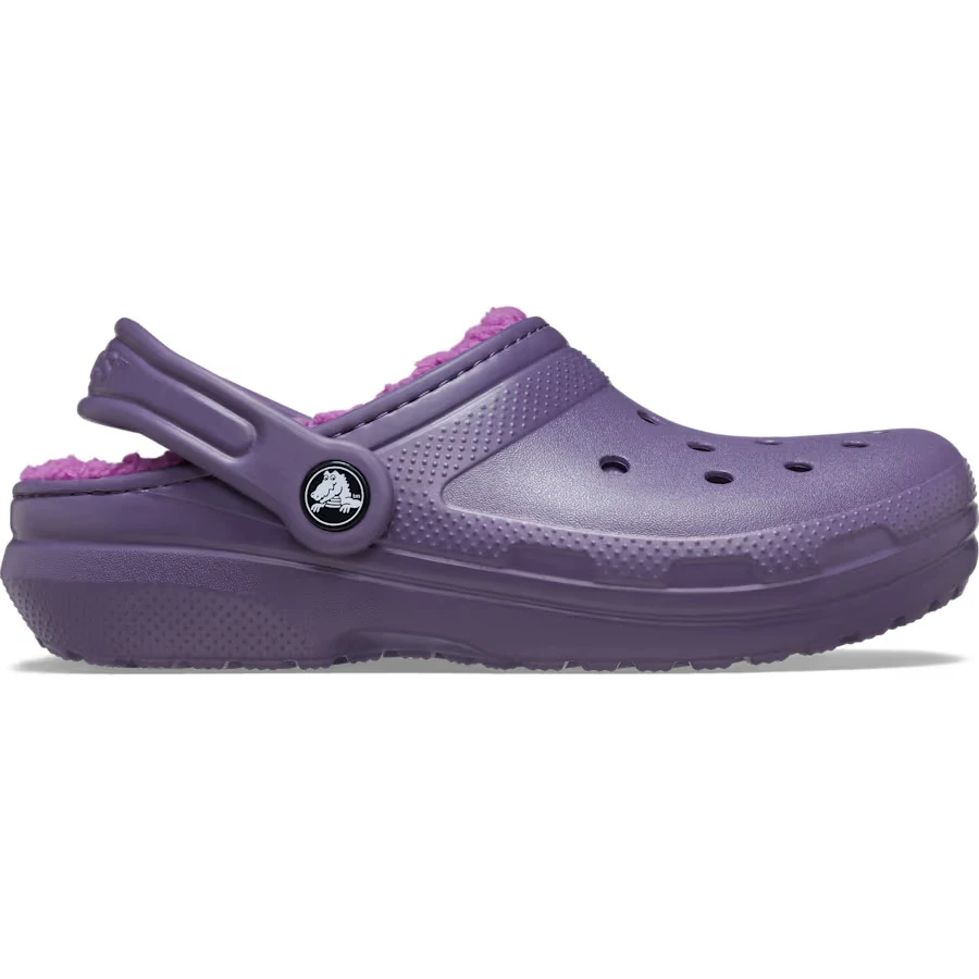 CROCS CLASSIC LINED CLOG K - NIGHTSHADE