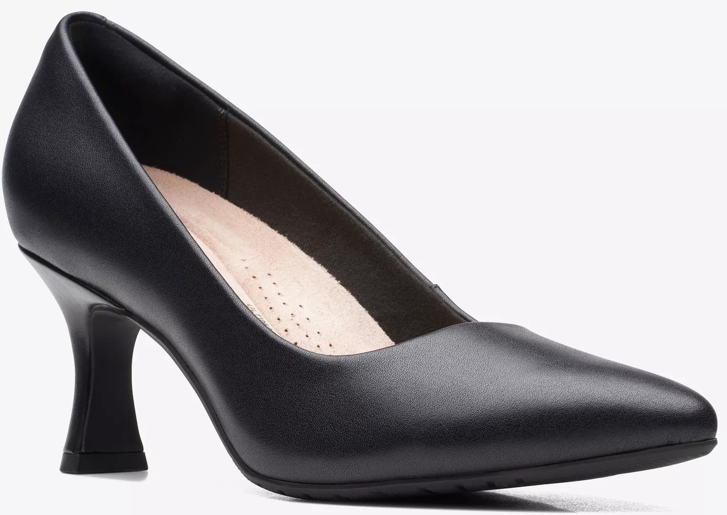 CLARKS KATALEYNA GEM - BLACK LEATHER