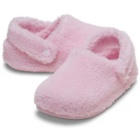 CROCS CLASSIC COZZZY SLIPPER K - PINK MILK