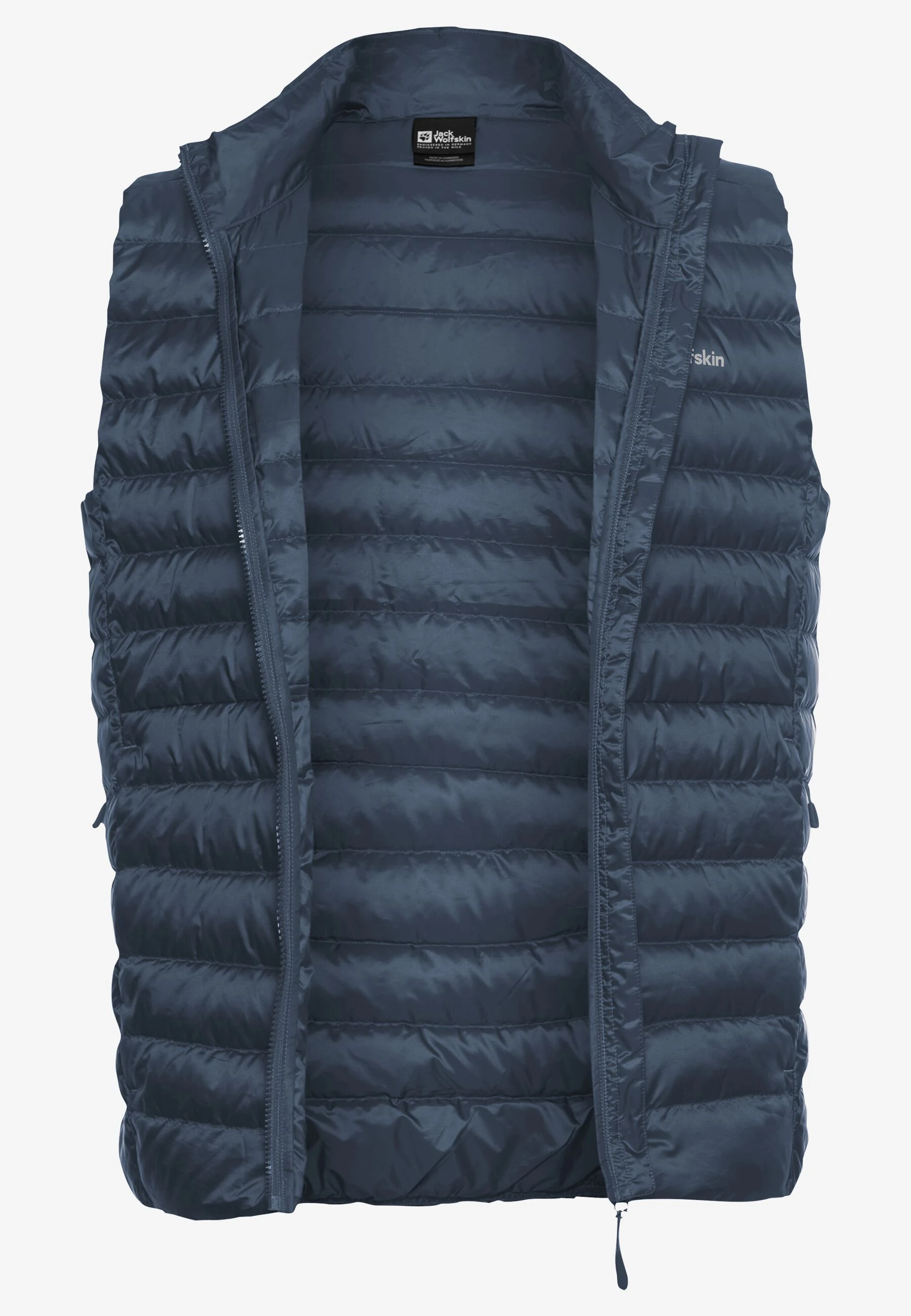 JACK WOLFSKIN PILVI DOWN VEST M RDS - MIDNIGHT