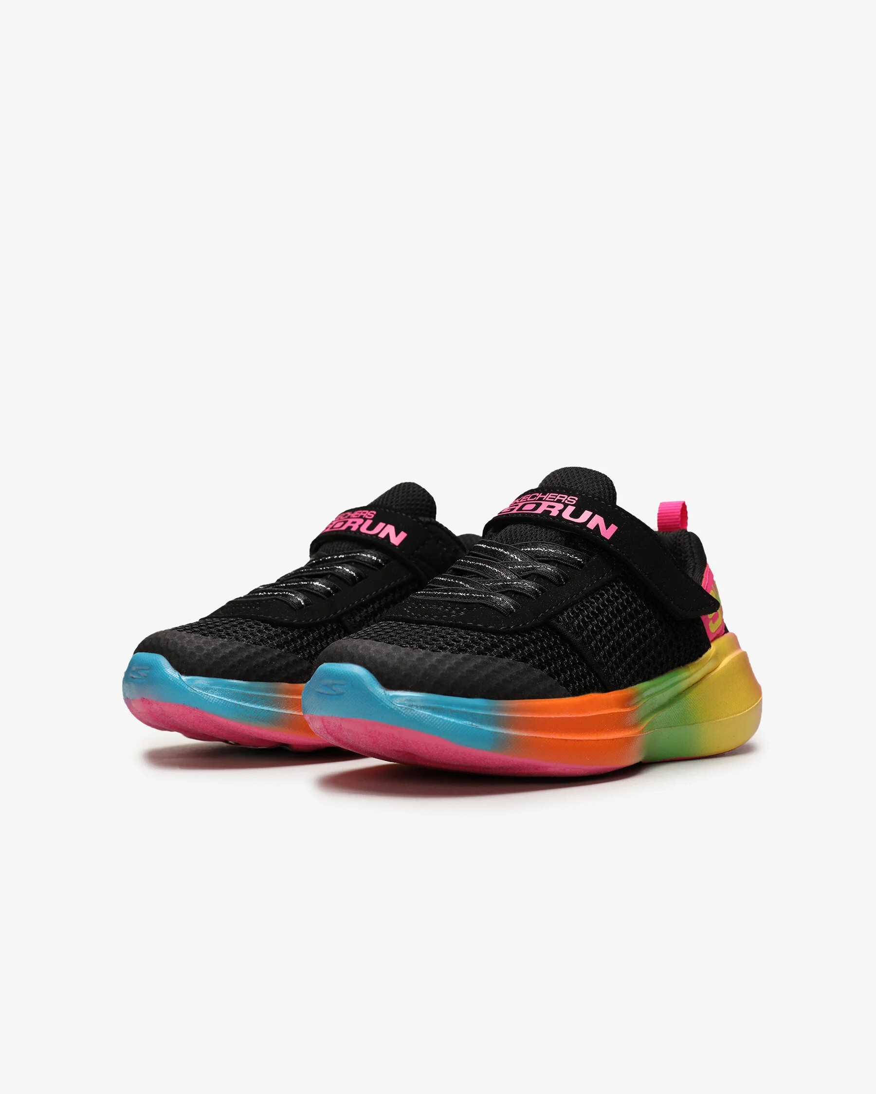 SKECHERS GO RUN FAST - ELECTRIC FUN - BLACK MULTI
