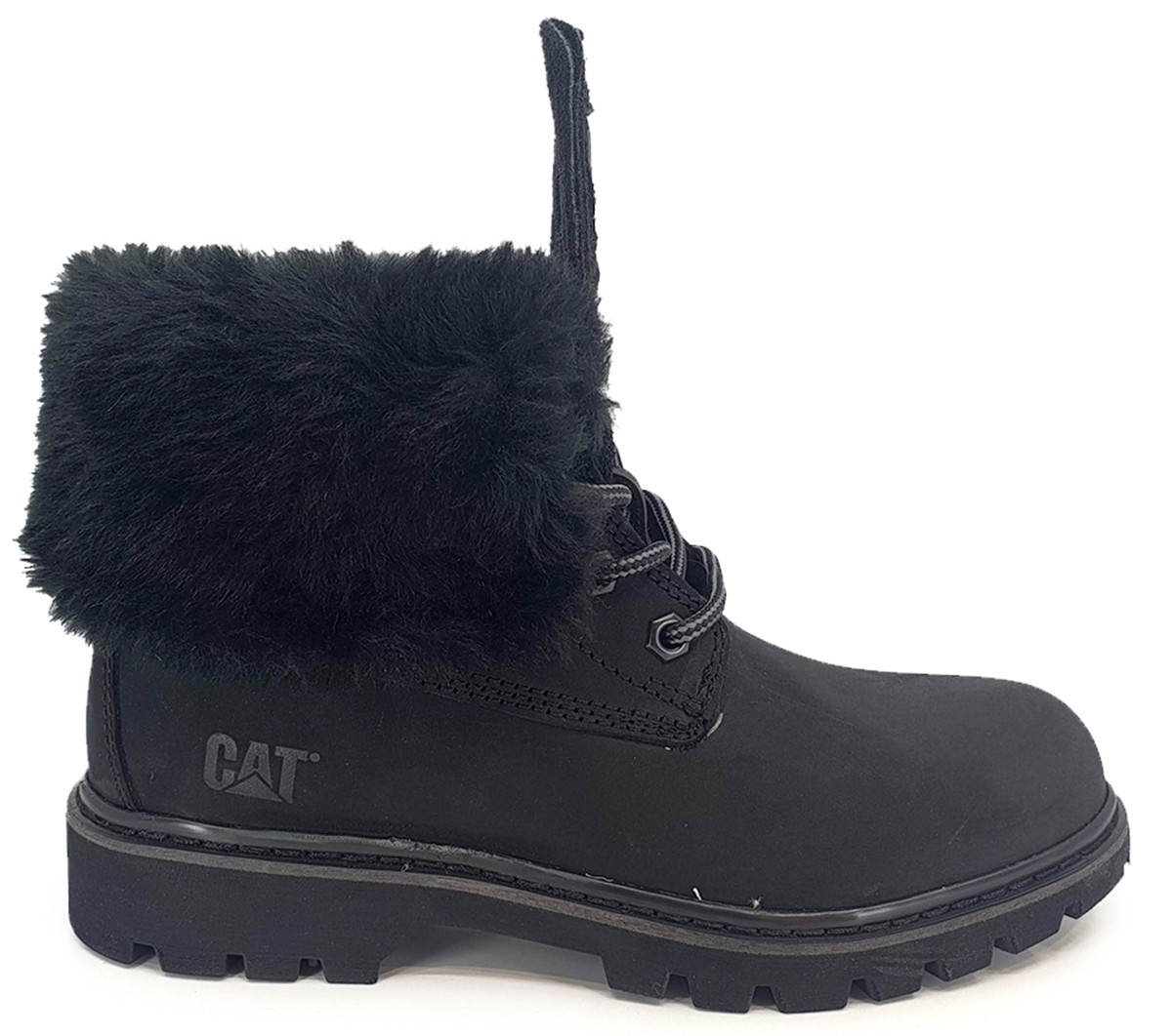 CAT UTAH FUR - BLACK NUBUCK