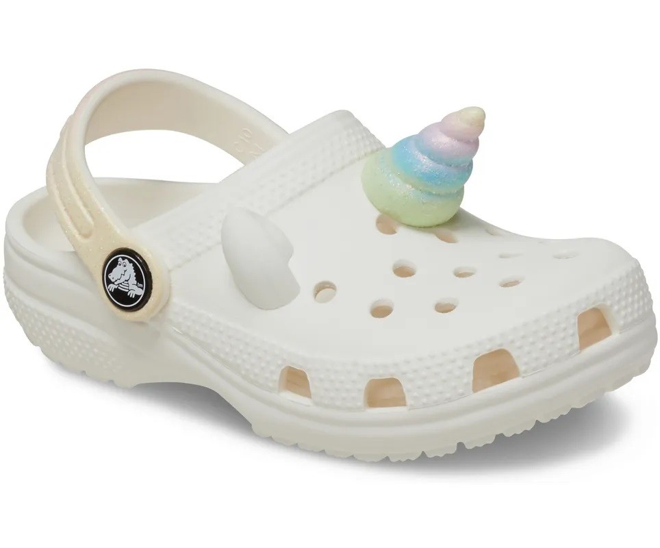 CROCS I AM RAINBOW CLOG T - CHALK