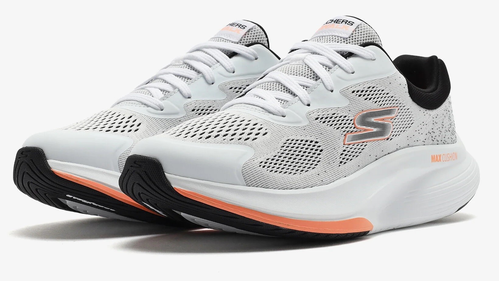 SKECHERS GO WALK MAX WALKER - VEA - WHITE BLACK