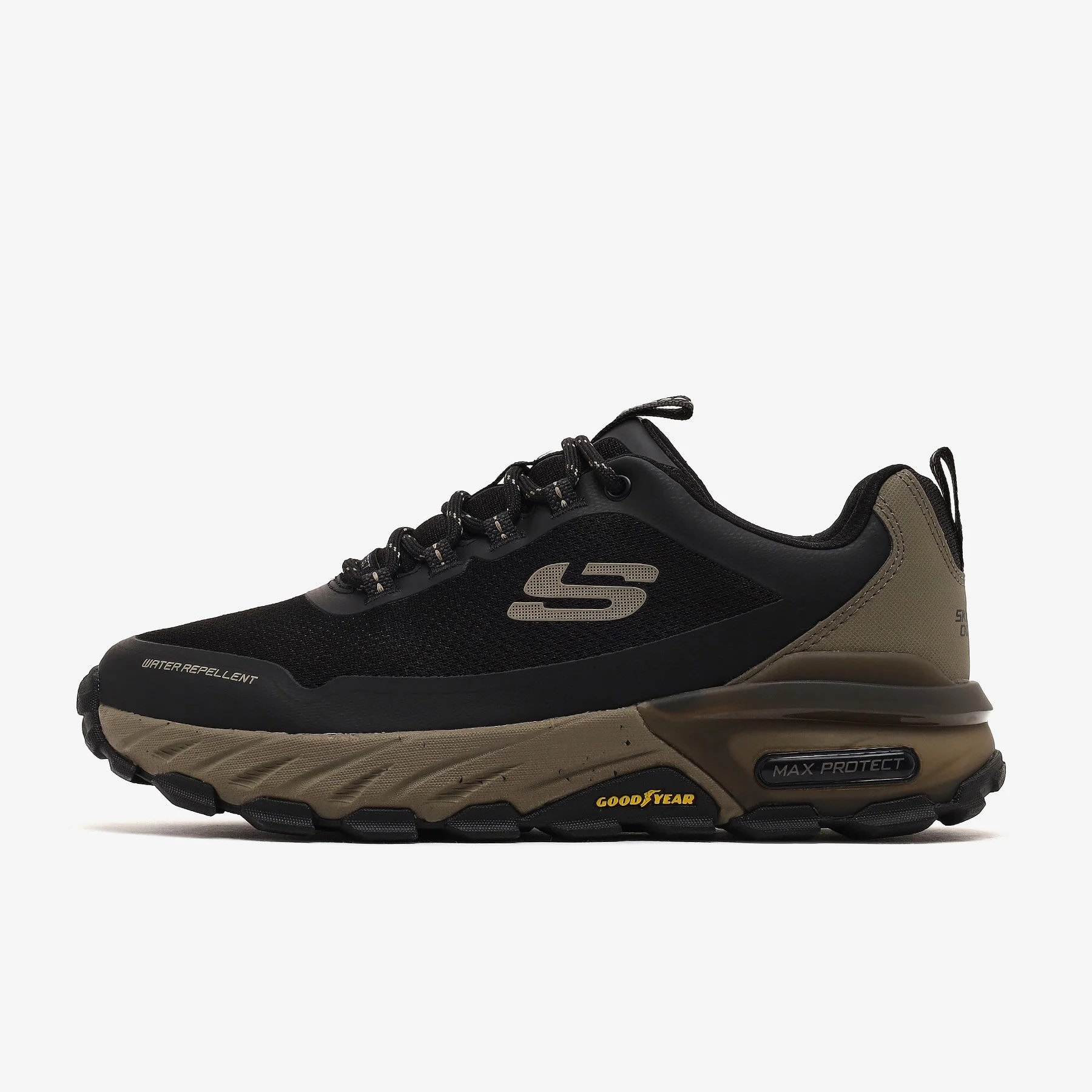 SKECHERS MAX PROTECT - BLACK NATURAL