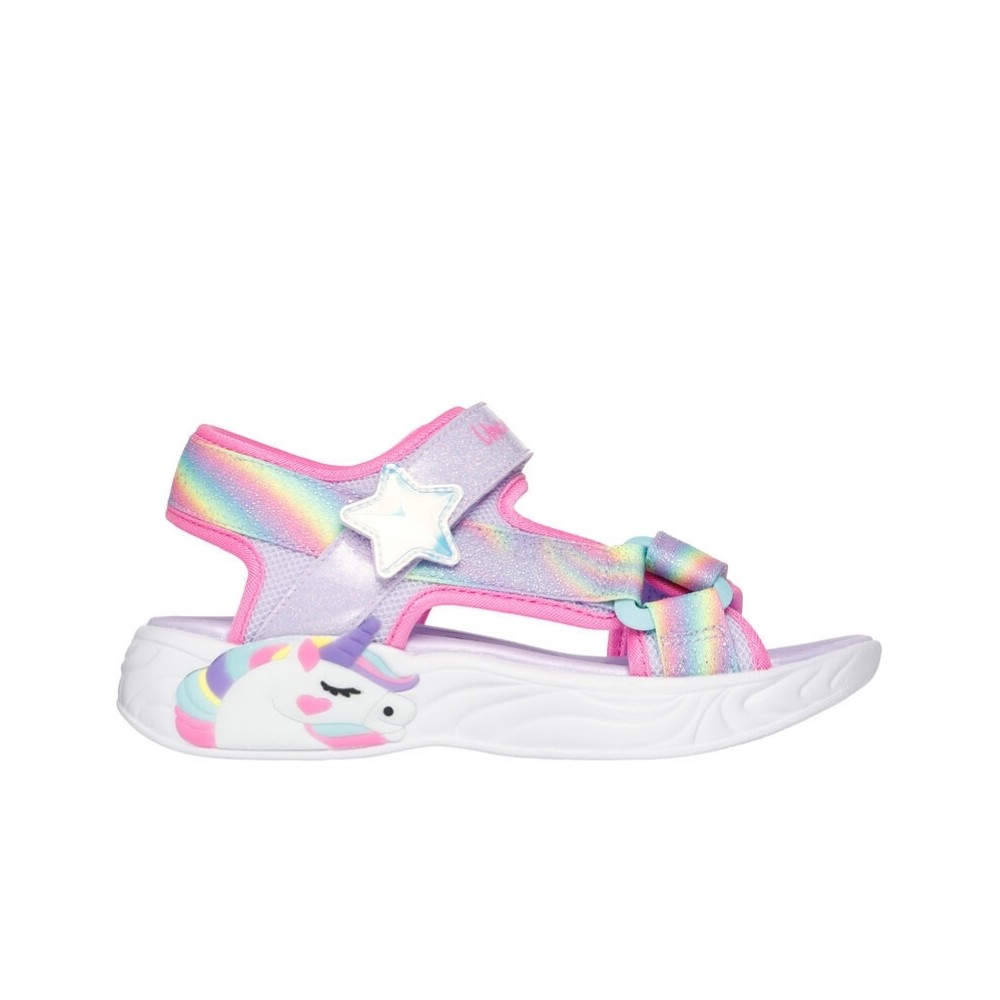 SKECHERS UNICORN DREAMS SANDAL - LAVENDER MULTI