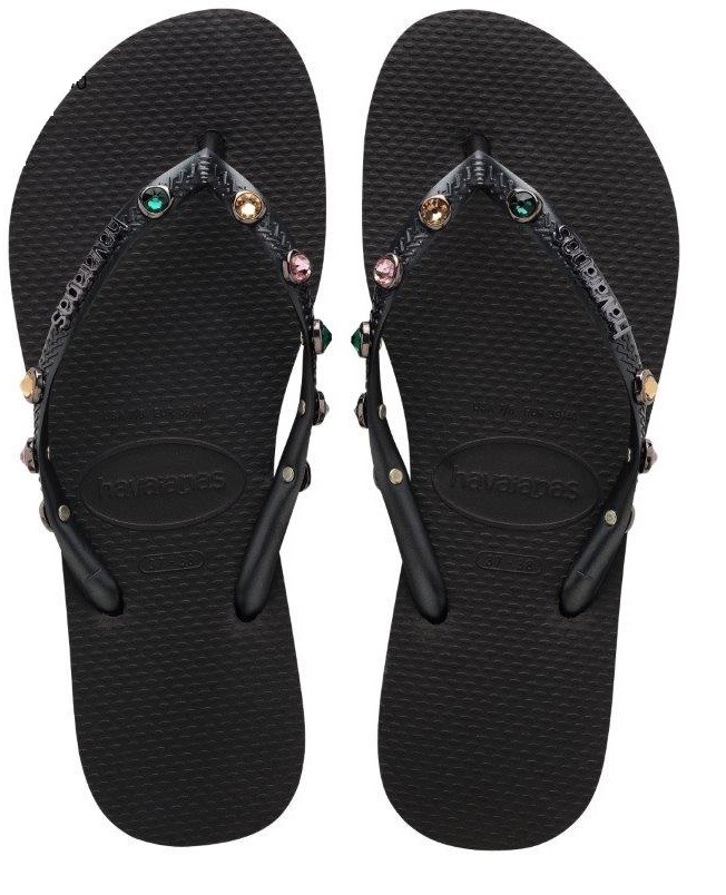 HAVAIANAS SLIM LUXURY - BLACK