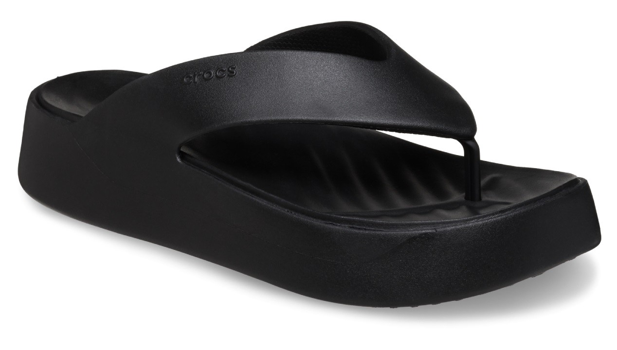 CROCS GETAWAY PLATFORM FLIP - BLACK