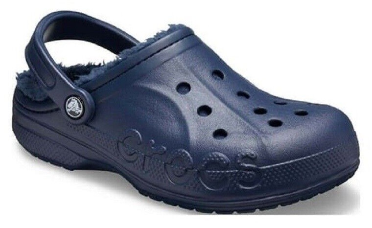 CROCS BAYA LINED CLOG - NAVY