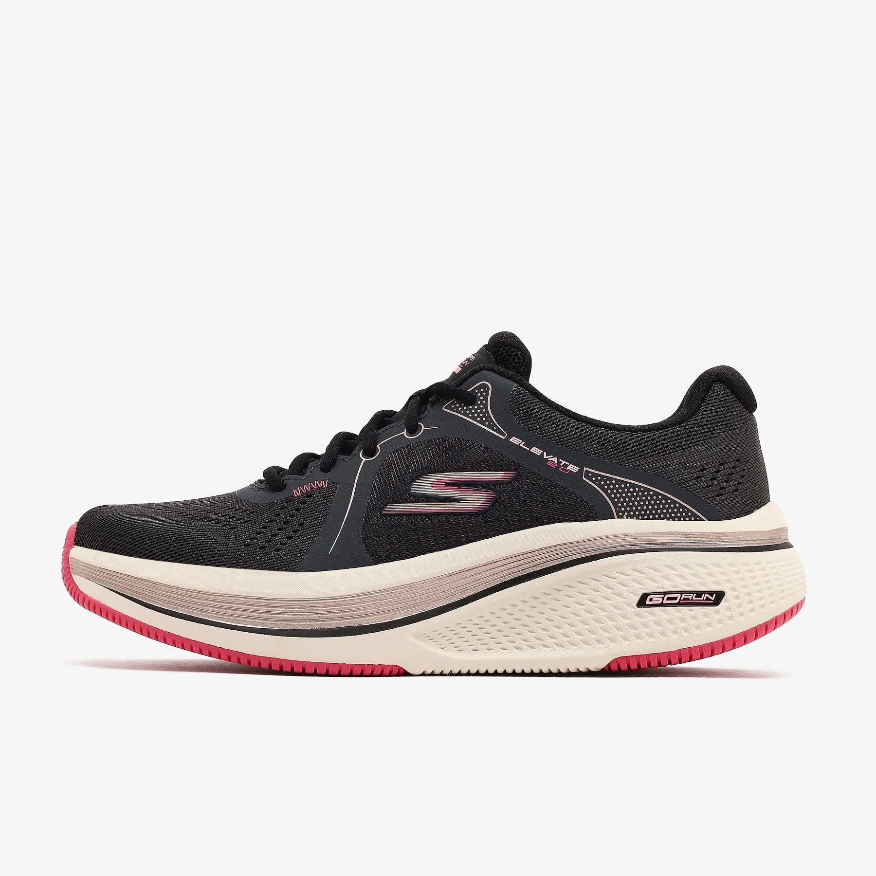 SKECHERS GO RUN ELEVATE 2.0 - BLACK PINK