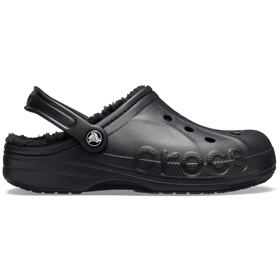 CROCS BAYA LINED CLOG - BLACK
