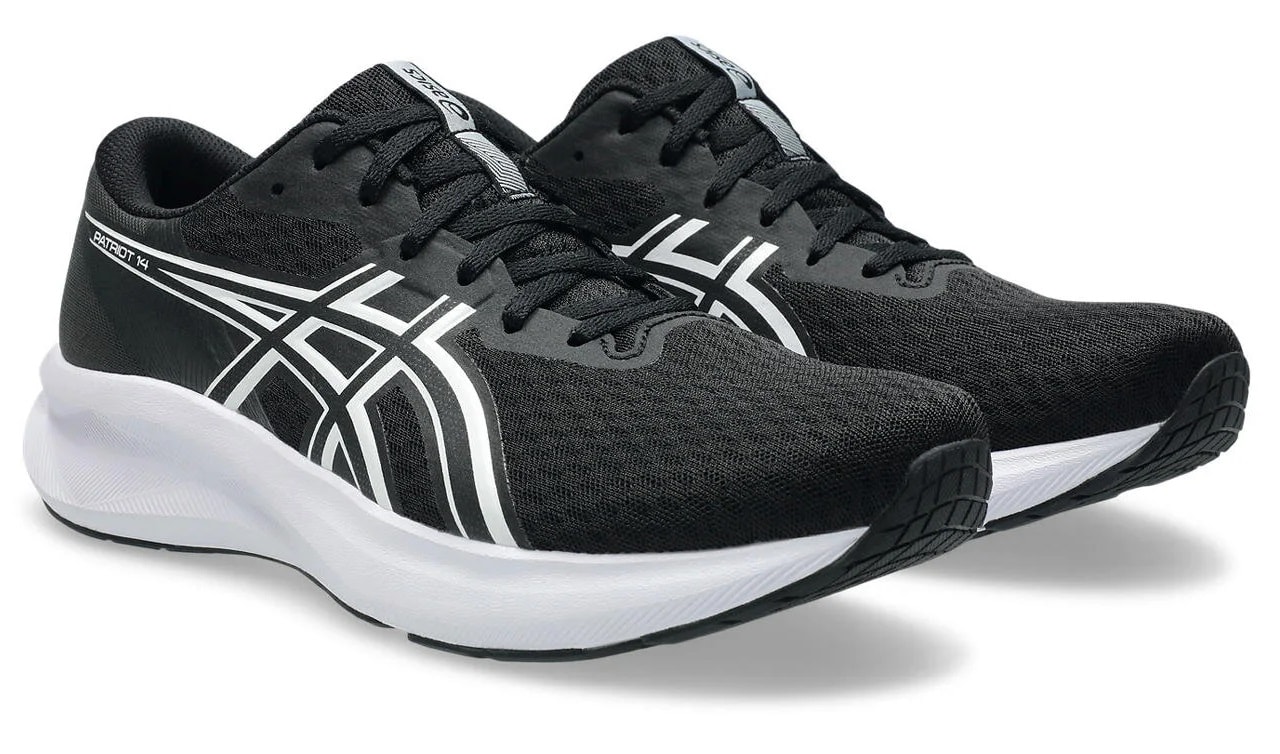 ASICS PATRIOT 14 - BLACK WHITE