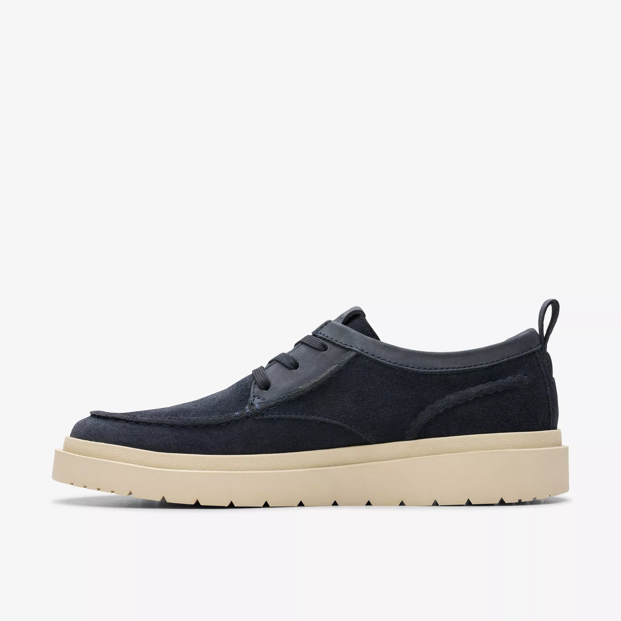 CLARKS POLDEN MOC SUEDE