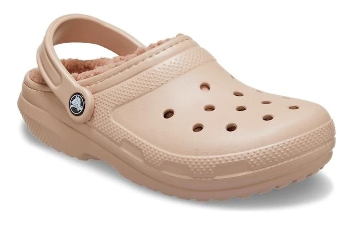 CROCS  CLASSIC LINED CLOG - PINK CARAMEL