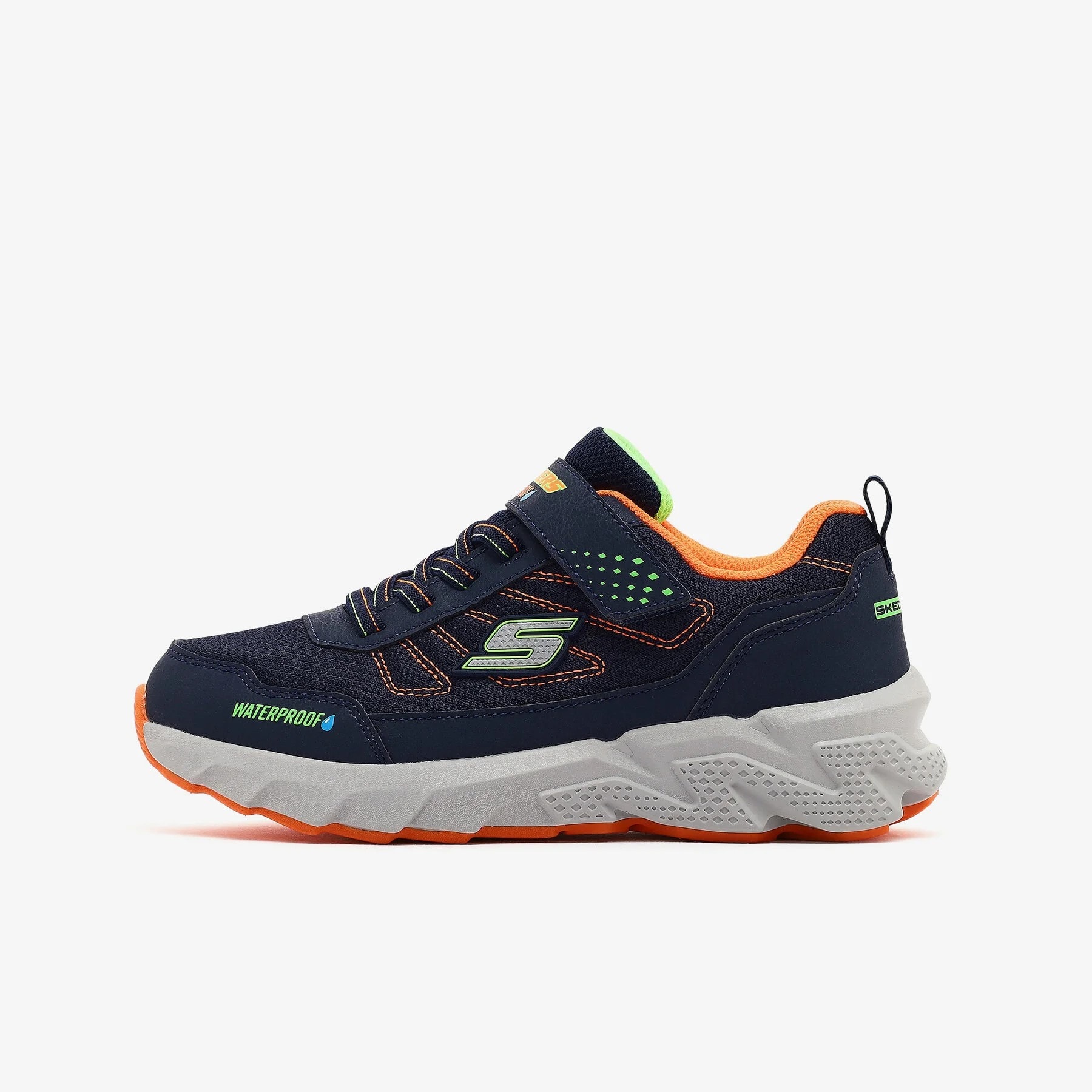SKECHERS ELITE SPORT TREAD - NAVY ORANGE