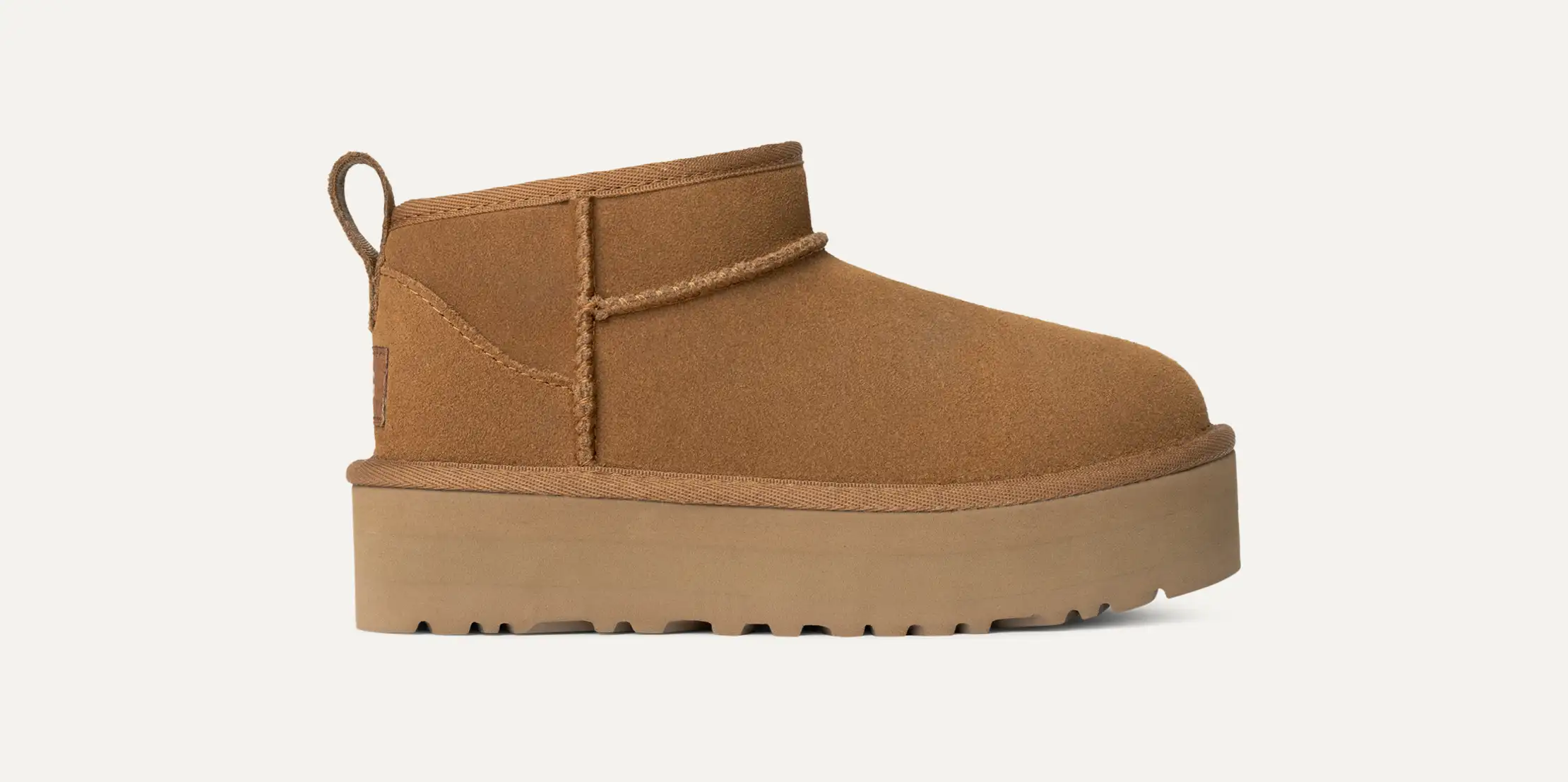 UGG K CLASSIC ULTRA MINI PLATFORM - CHESTNUT