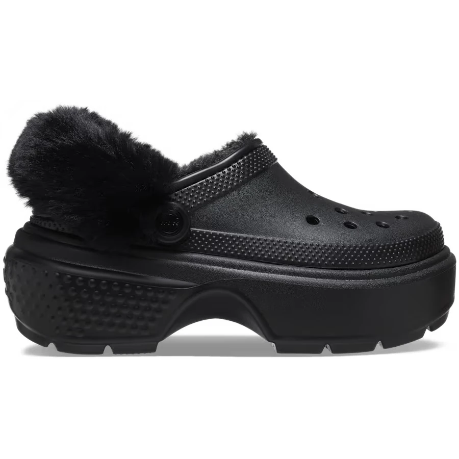 CROCS STOMP LINED CLOG - BLACK