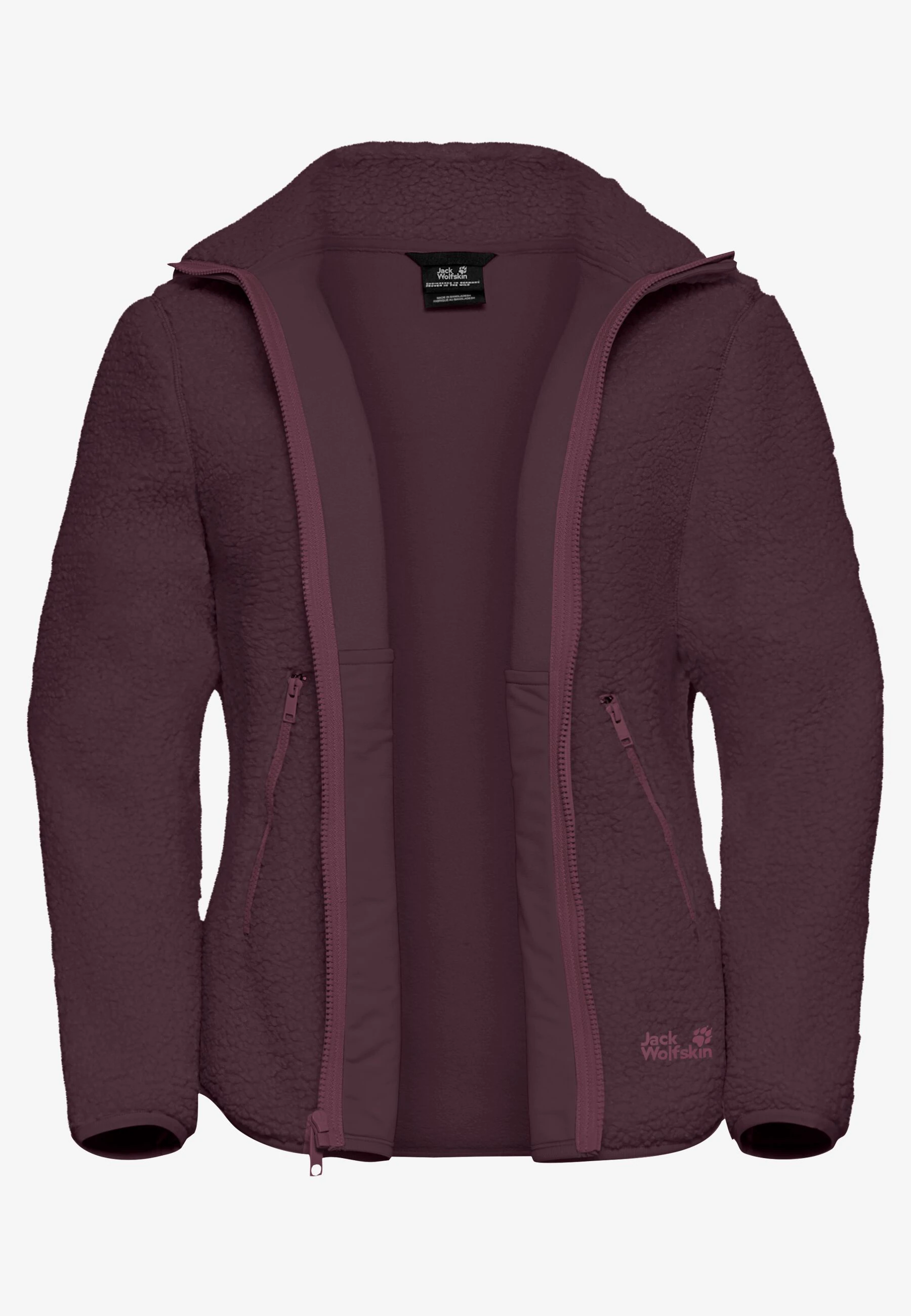 JACK WOLFSKIN HIGH CURL JKT W - AMARANTH