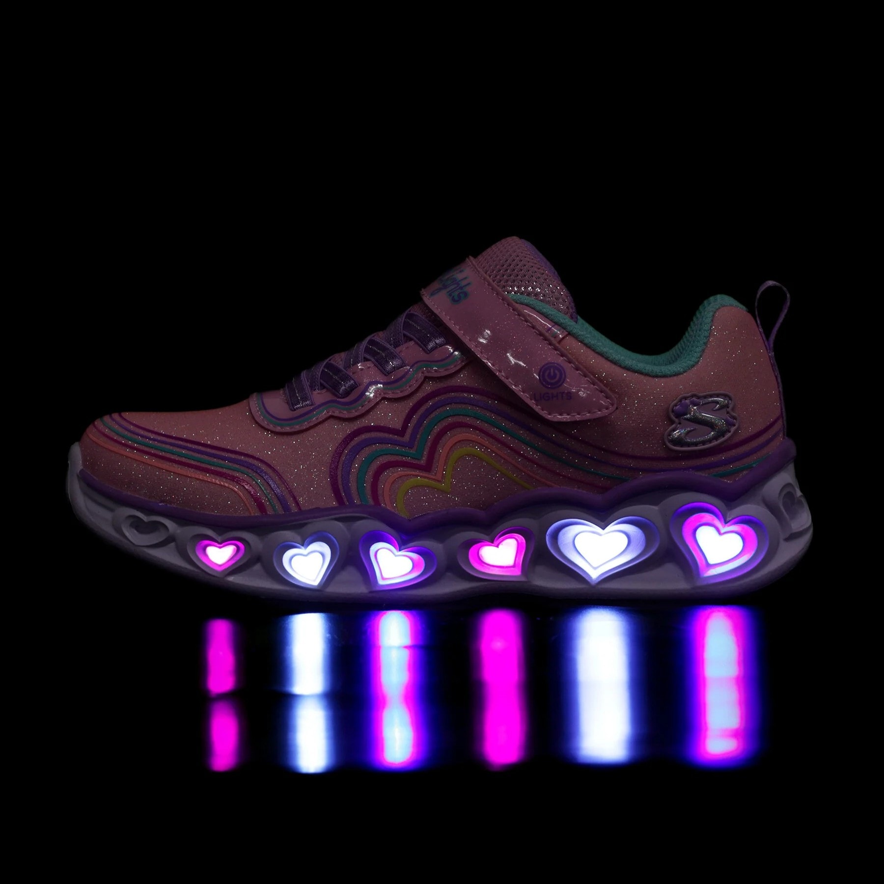 SKECHERS HEART LIGHTS - RETRO HEARTS