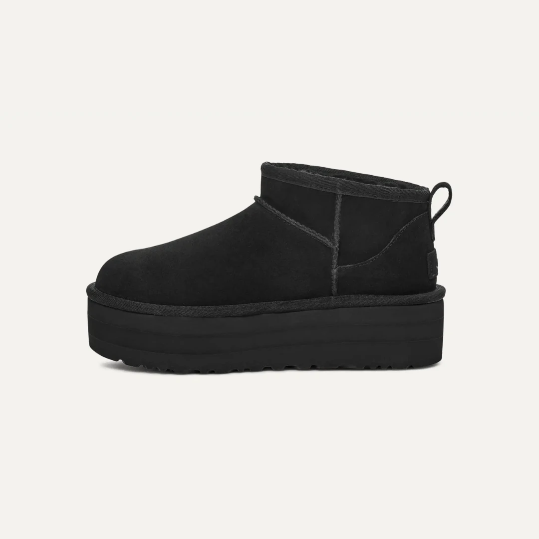 UGG W CLASSIC ULTRA MINI PLATFORM - BLACK