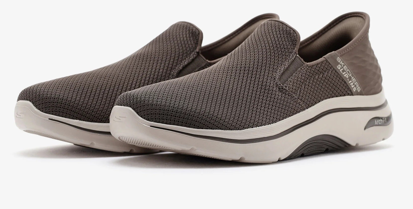 SKECHERS GO WALK ARCH FIT 2.0 - HANDS FREE - TAUPE