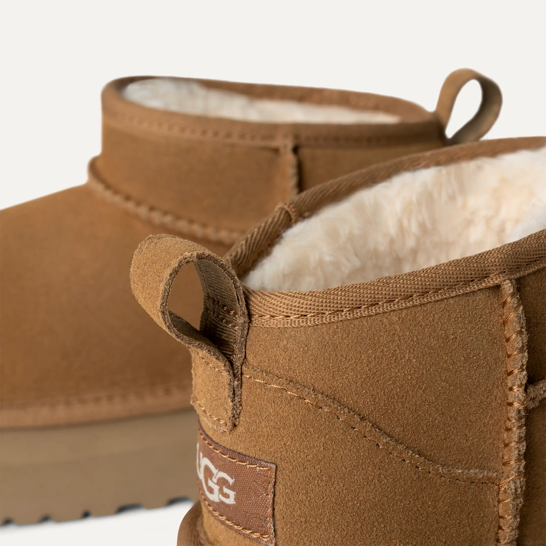 UGG K CLASSIC ULTRA MINI PLATFORM - CHESTNUT