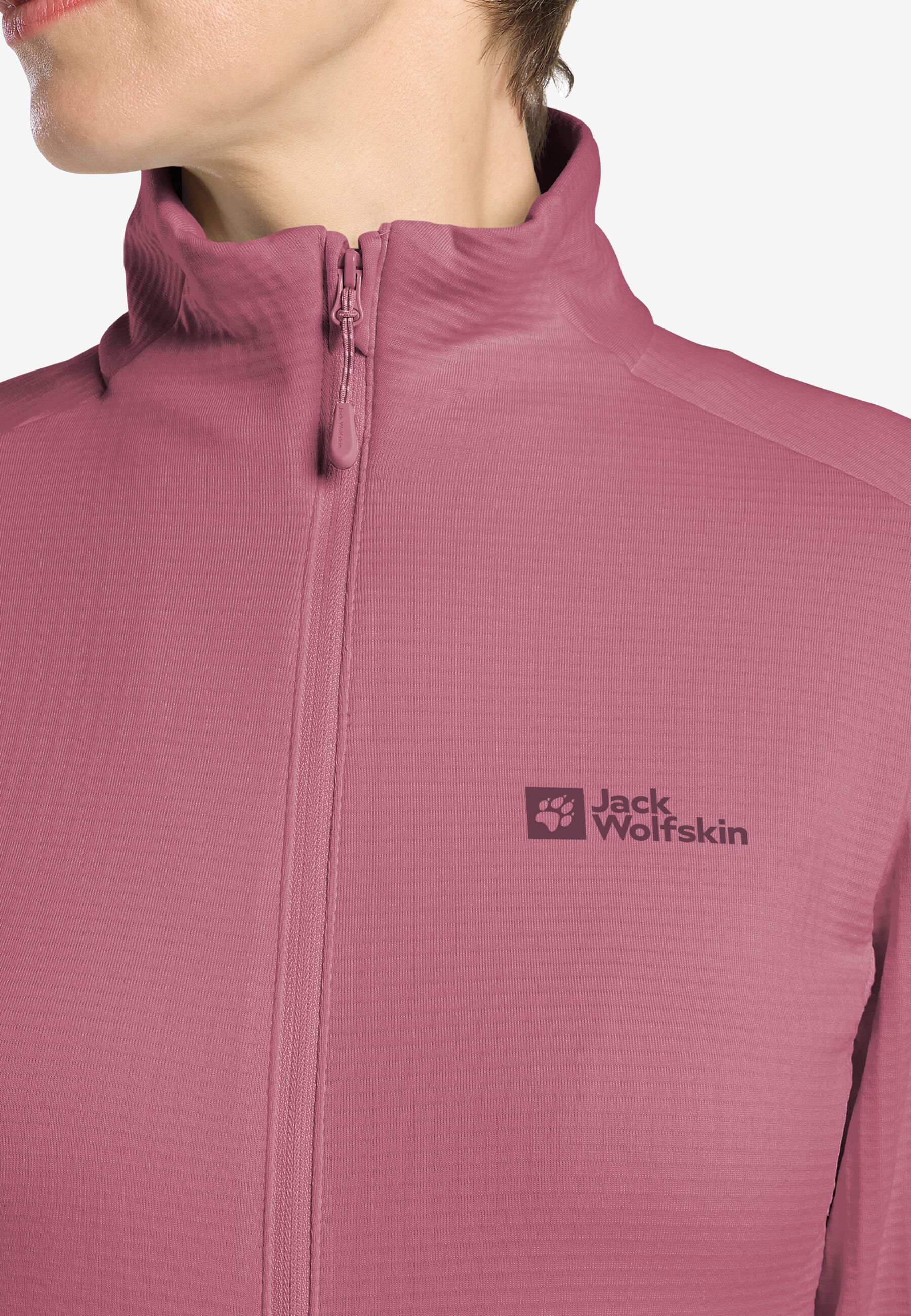JACK WOLFSKIN KOLBENBERG FZ W - RAISIN