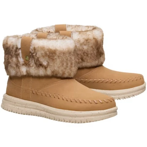 HEY DUDE CAMDEN CUFF CLASSIC COZY - COGNAC