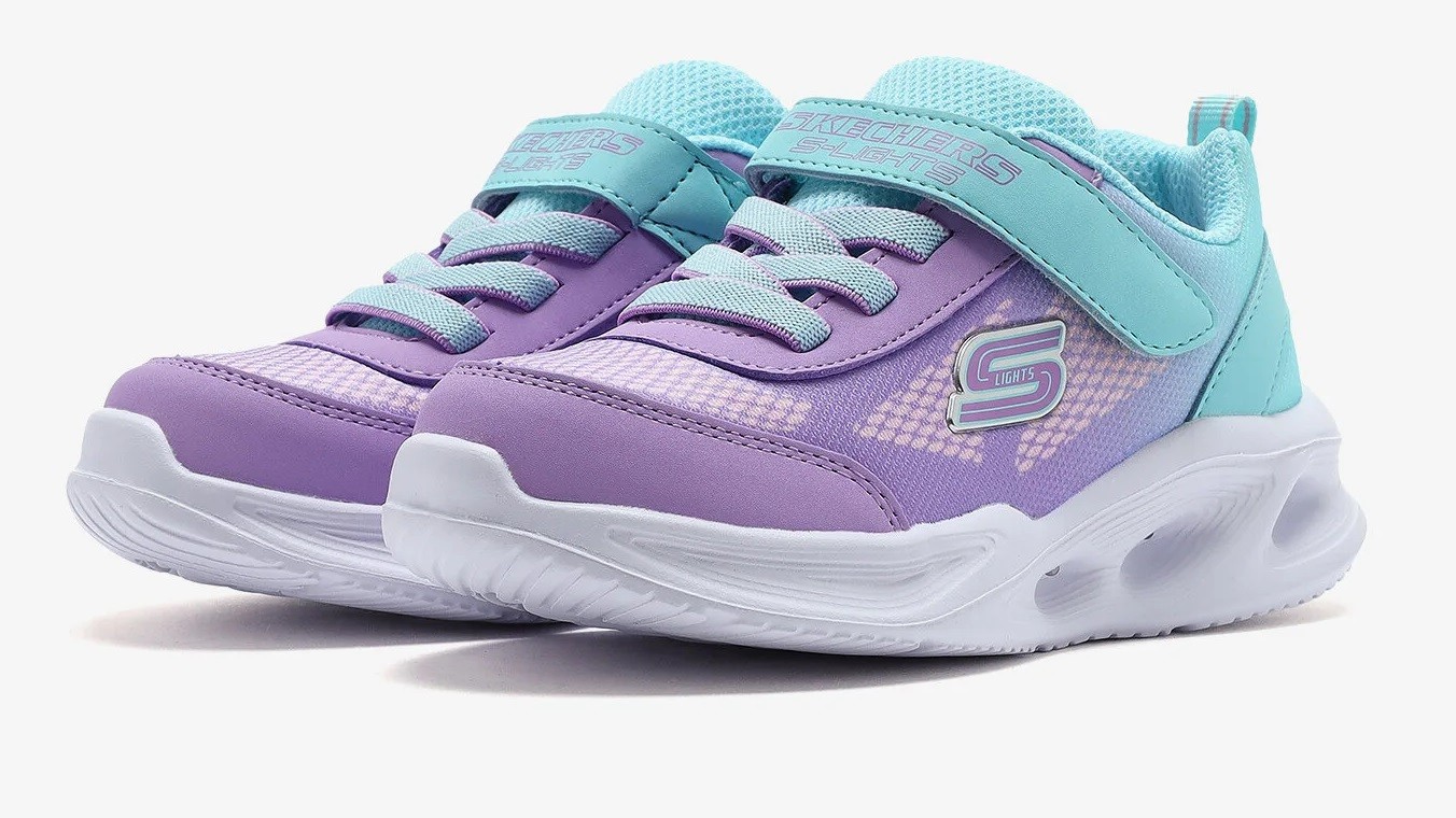 SKECHERS SOLA GLOW - OMBRE DELUXE - TURQUOISE LAVENDER