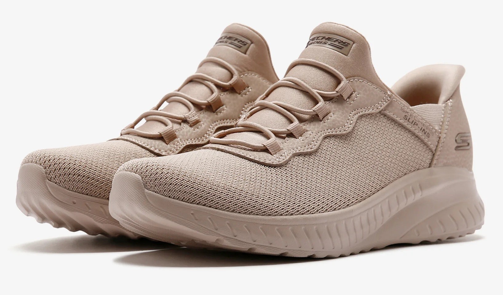SKECHERS SLIP-INS: BOBS SQUAD CHAOS - TAN