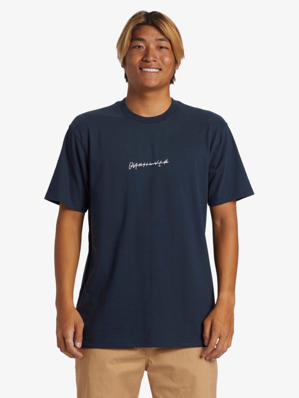 QUIKSILVER QS RUSHED LOGO DNA - DARK NAVY