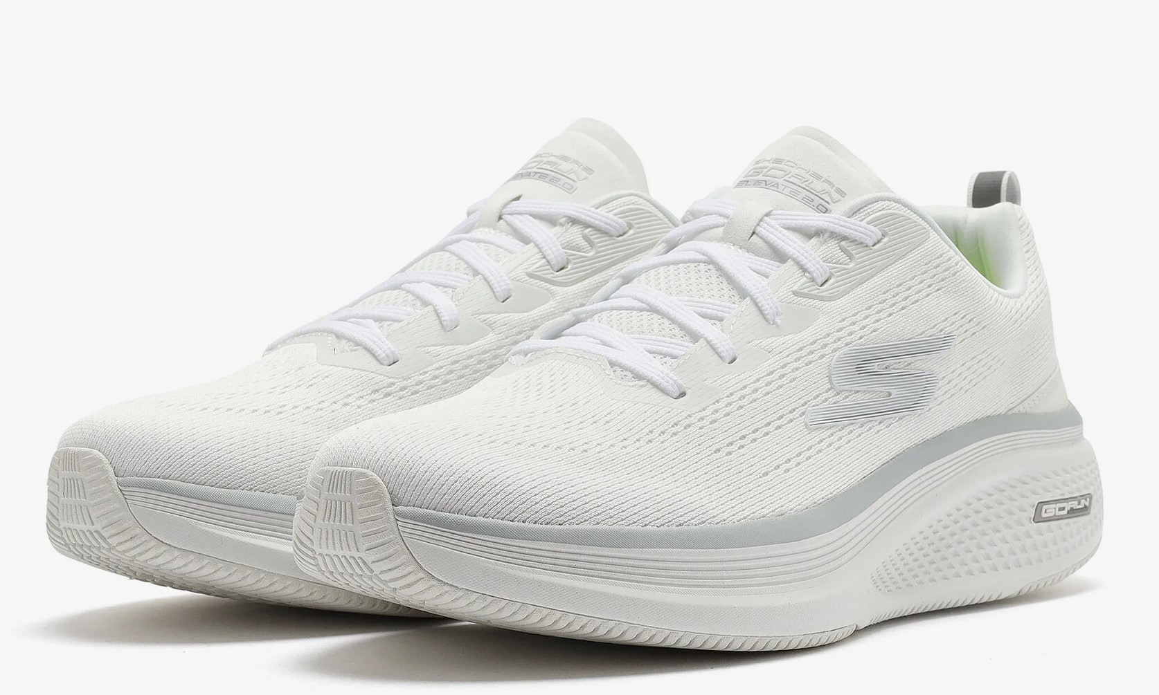 SKECHERS GO RUN ELEVATE 2.0 - FLUID MOTION - WHITE