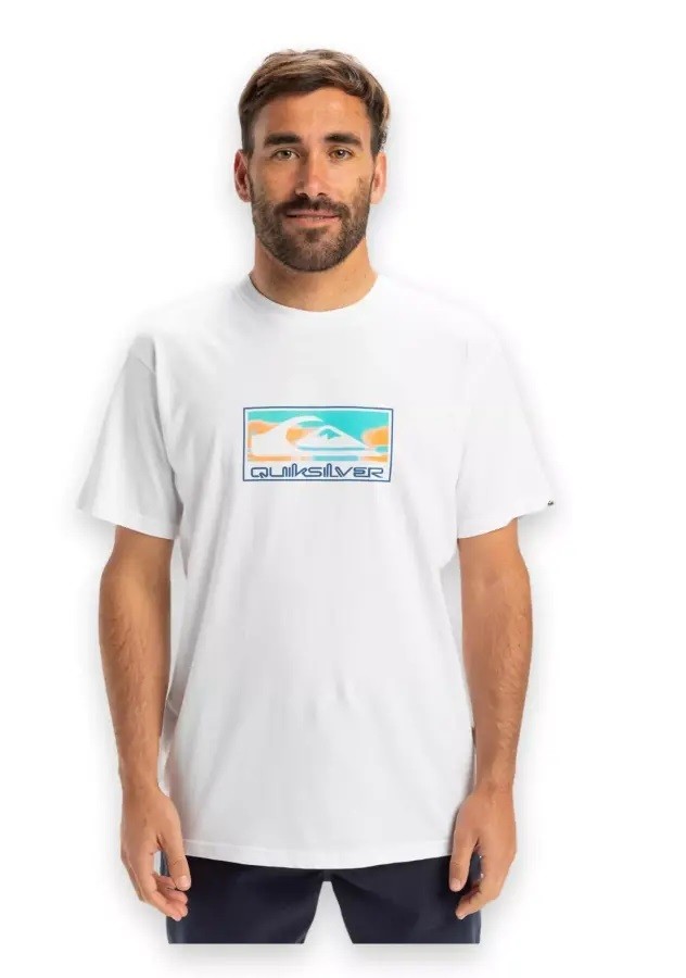 QUIKSILVER EV GRADIENT BOX SS - WHITE
