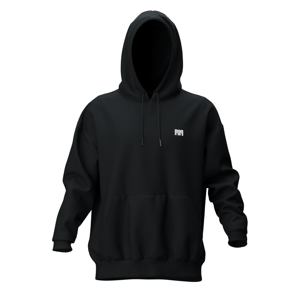 ANGEL Siyah Oversize Hoodie