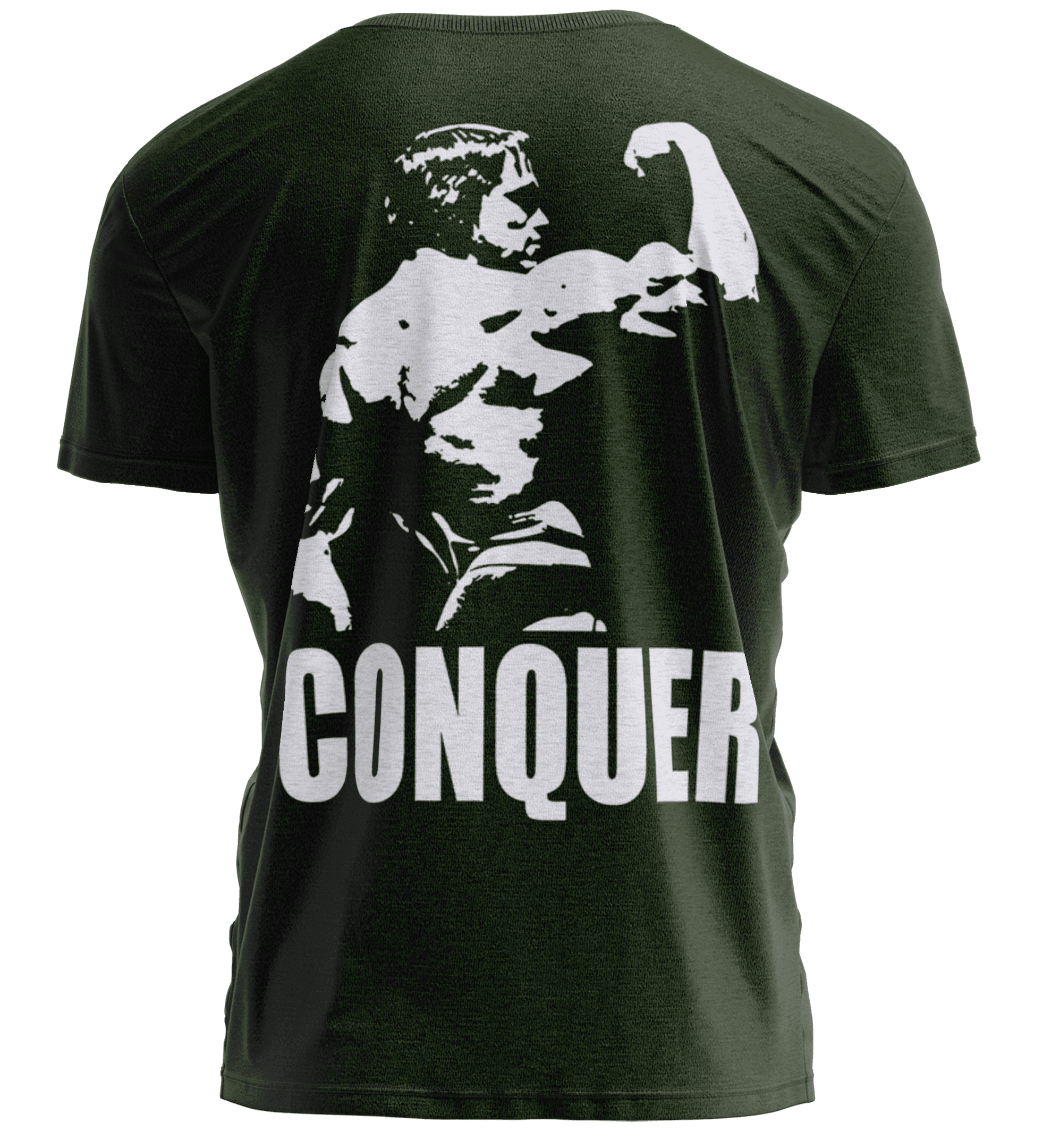 CONQUER Haki Yeşili Regular Fit T-Shirt