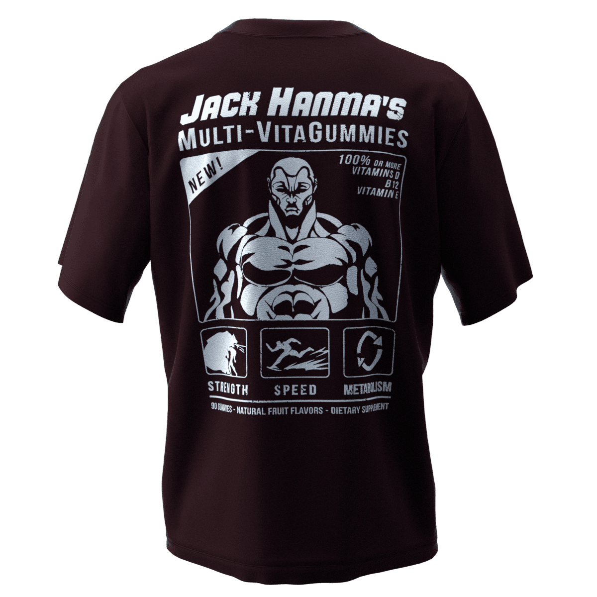 JACK Bordo Oversize T-Shirt