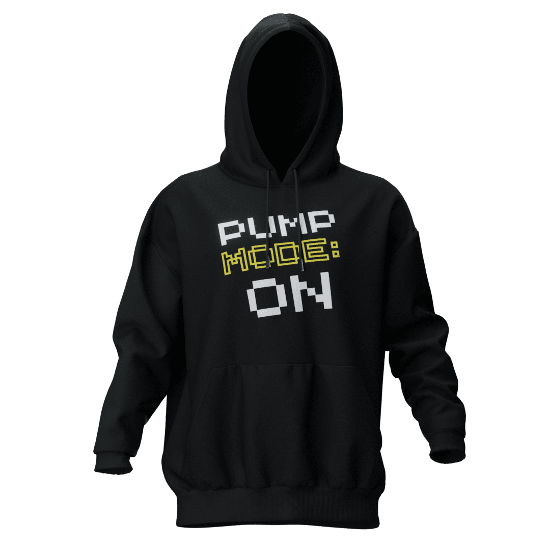 PUMPMODE Siyah Oversize Hoodie