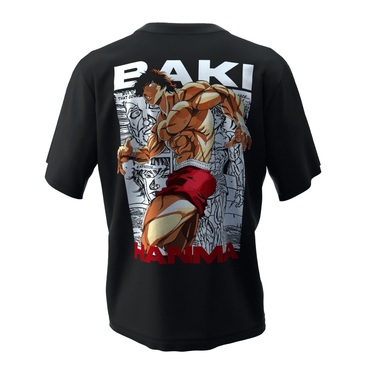 BAKI Siyah Oversize Kalıp T-Shirt