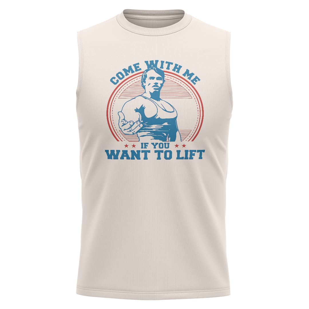 COME WITH ME Kırık Beyaz Regular Fit Sleeveless T-Shirt