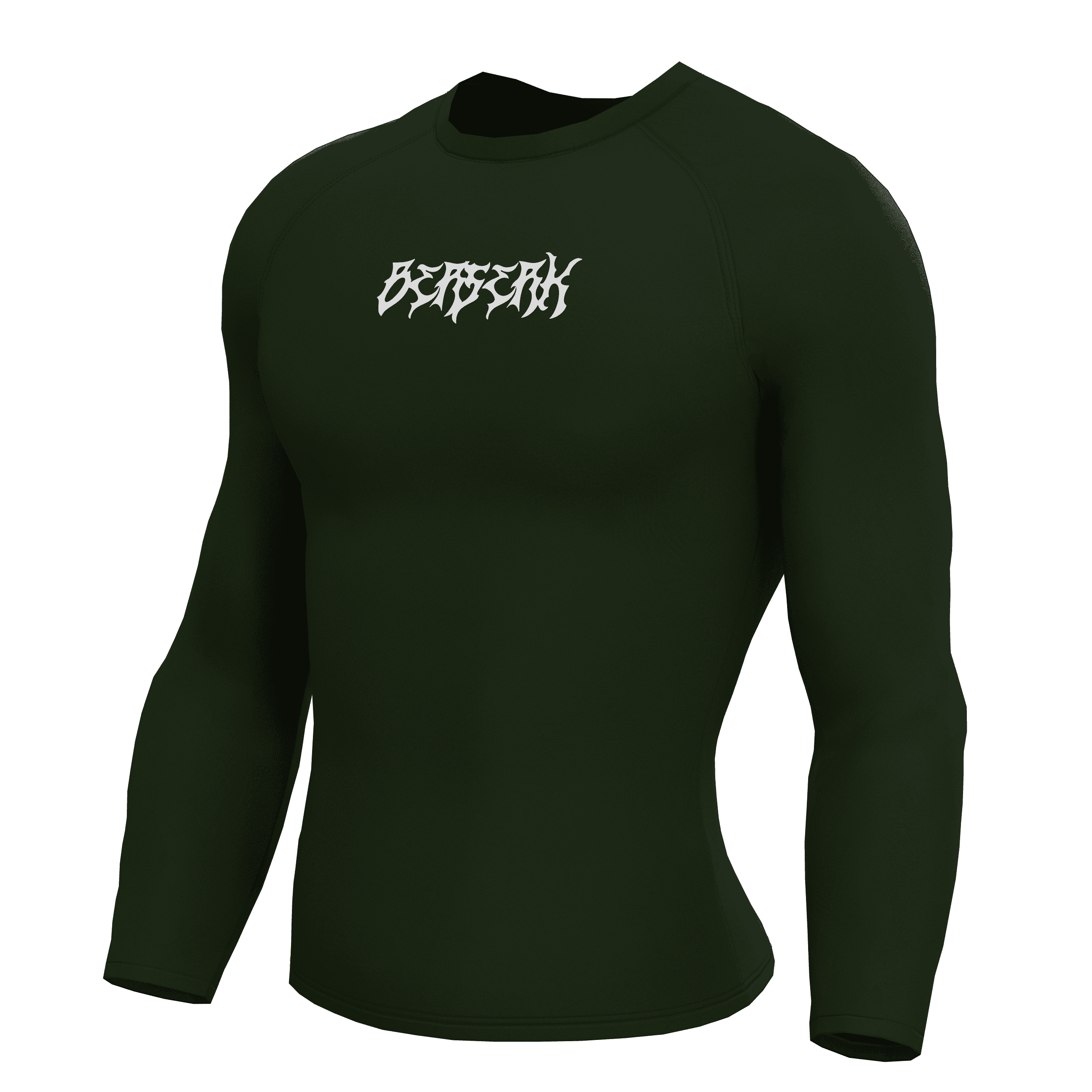 BERSERK Haki Yeşili Long Sleeve Compression T-Shirt