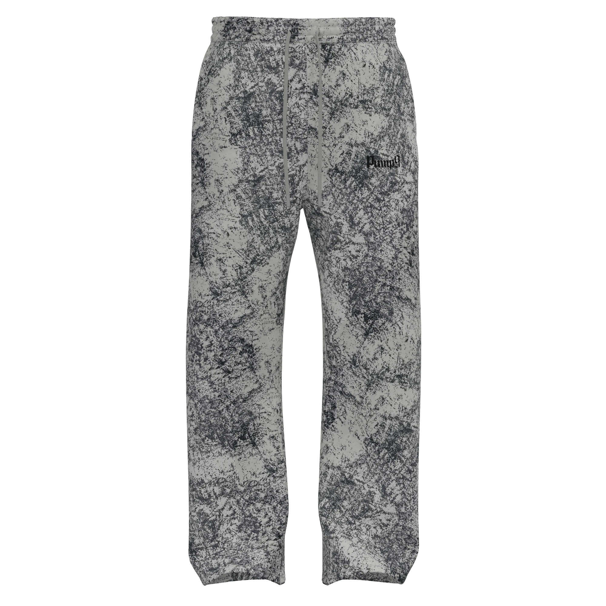 PUMP9 Smoke Wash Baggy Düz Paça Eşofman