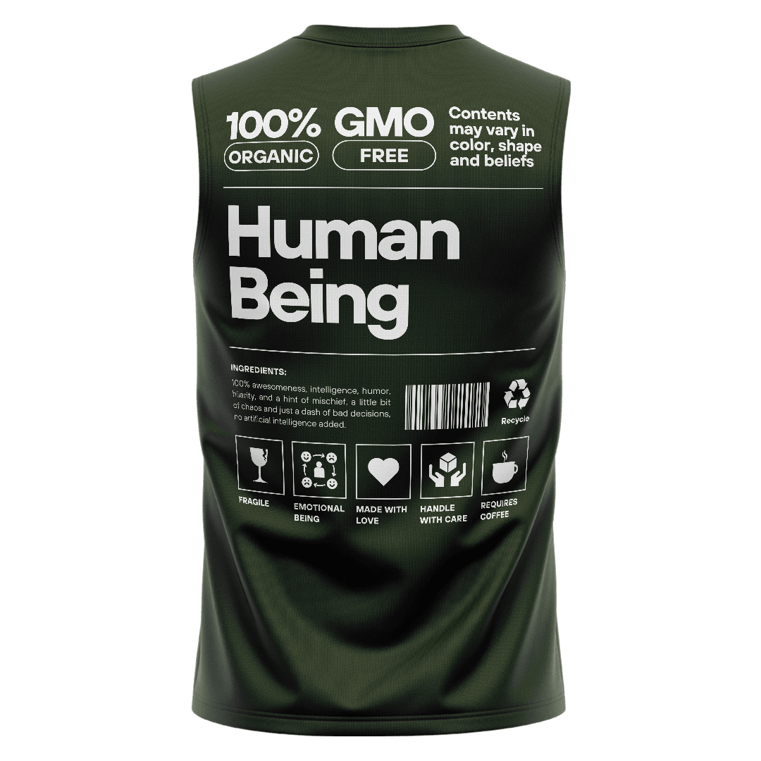 HUMANBEING Haki Yeşili Regular Fit Sleeveless T-Shirt