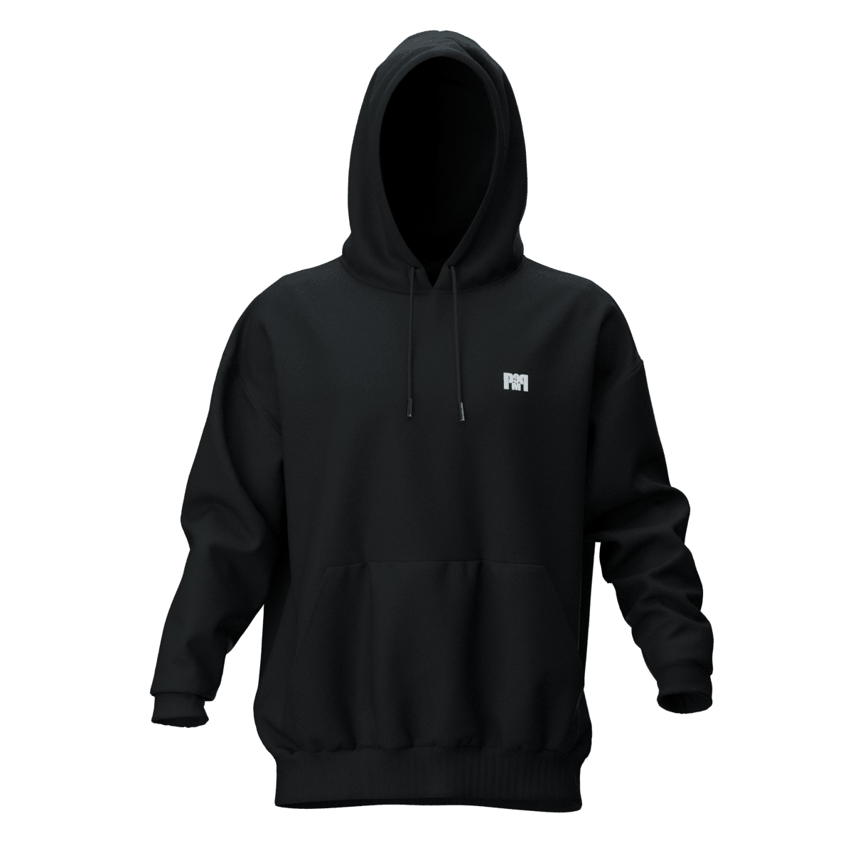 COLOSSEUM Siyah Oversize Kalıp Hoodie