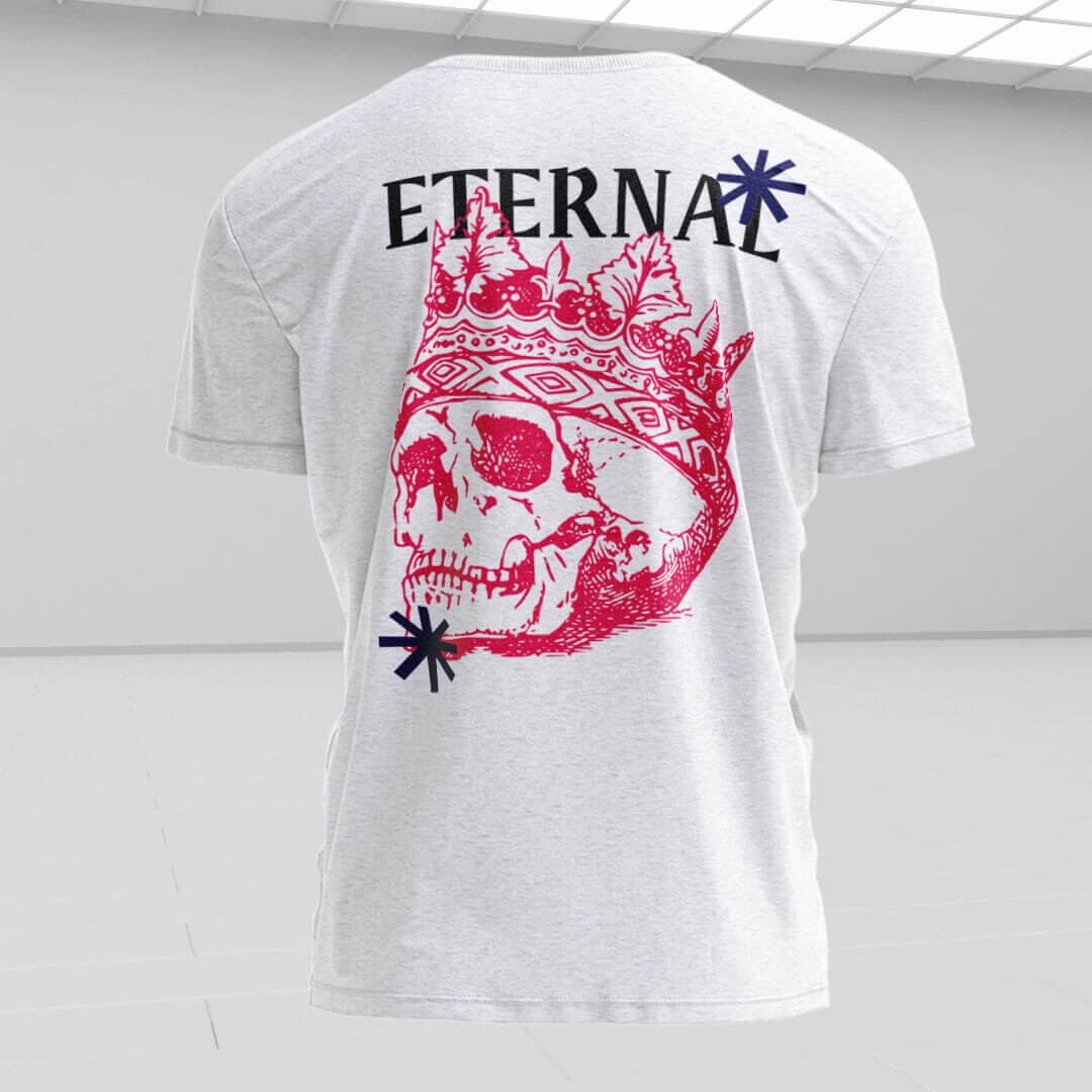 ETERNAL Beyaz Regular Fit T-Shirt