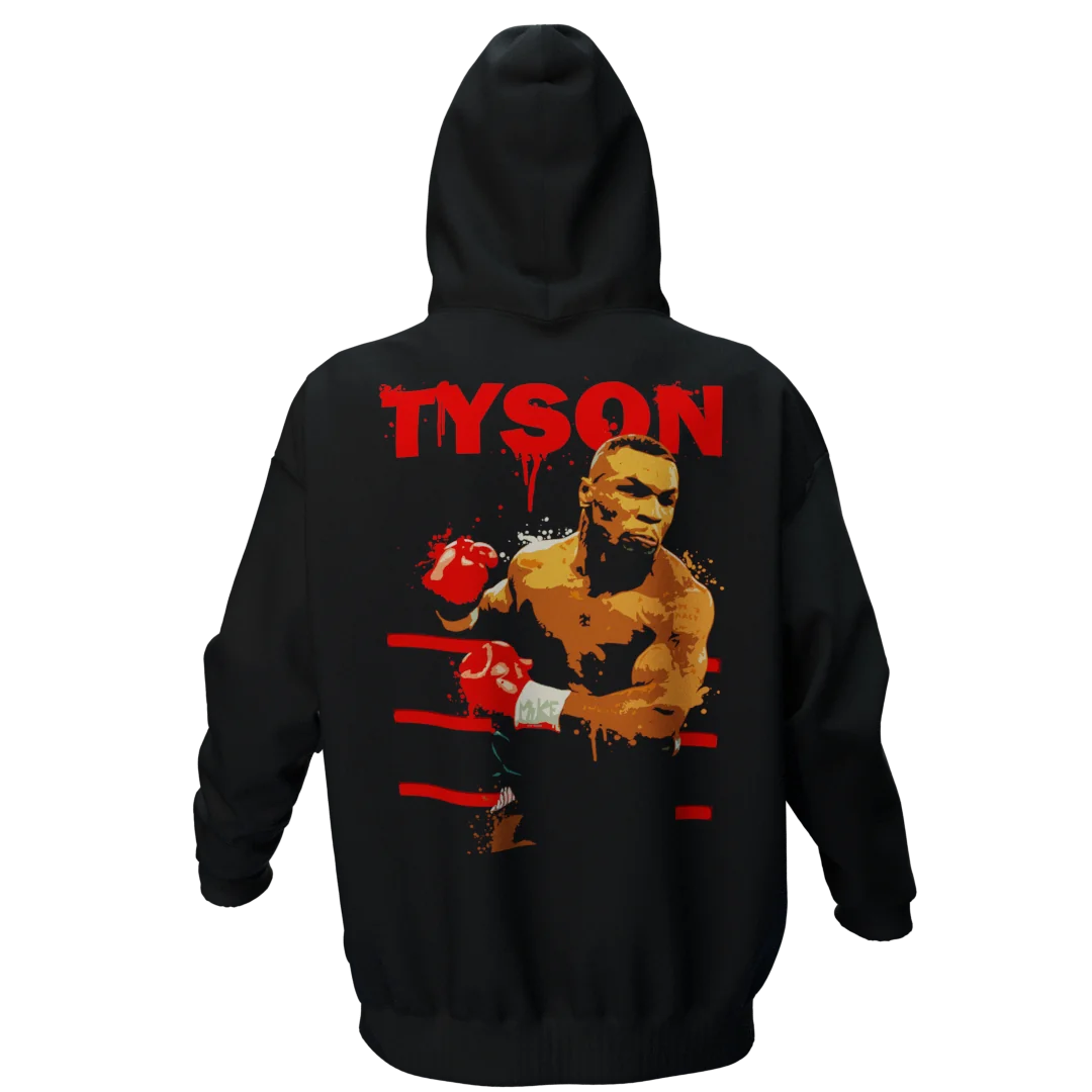 TYSON Siyah Oversize Hoodie
