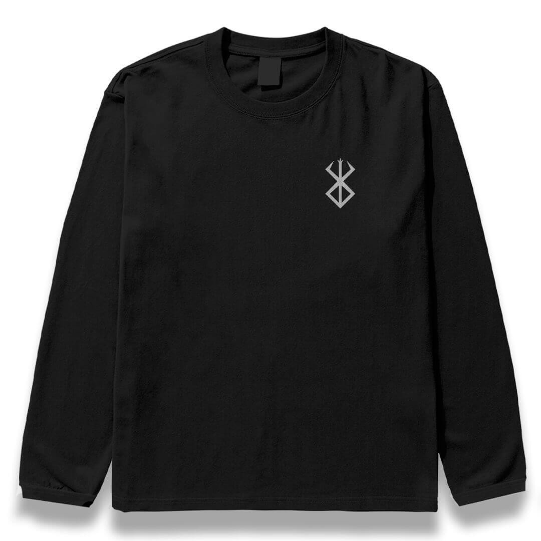 BERSERK Siyah Oversize Kalıp Long Sleeve