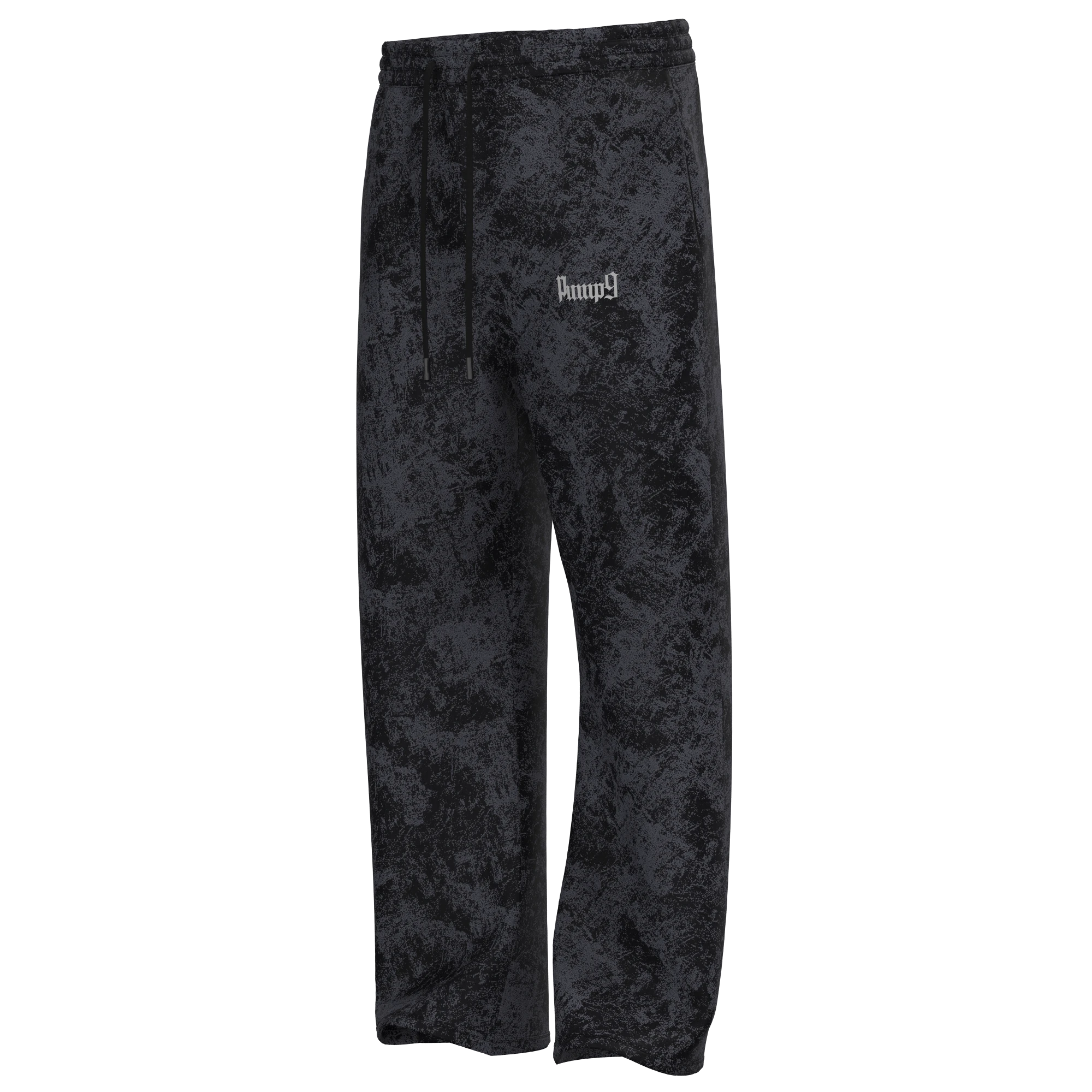 PUMP9 Obsidian Wash Baggy Düz Paça Eşofman