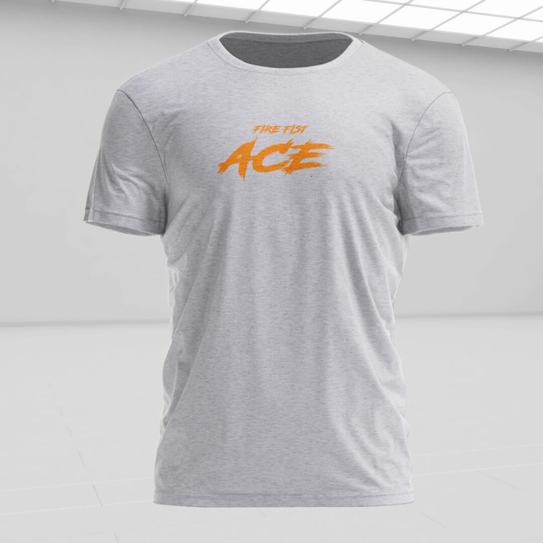 ACE Beyaz Regular Fit T-Shirt